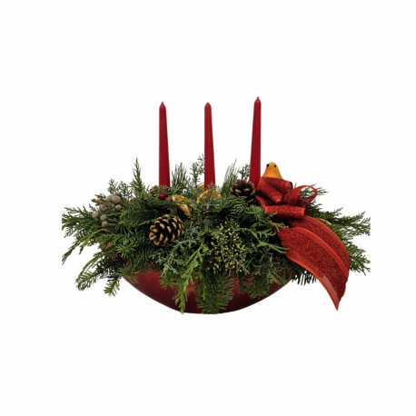 Christmas Red Centrepiece