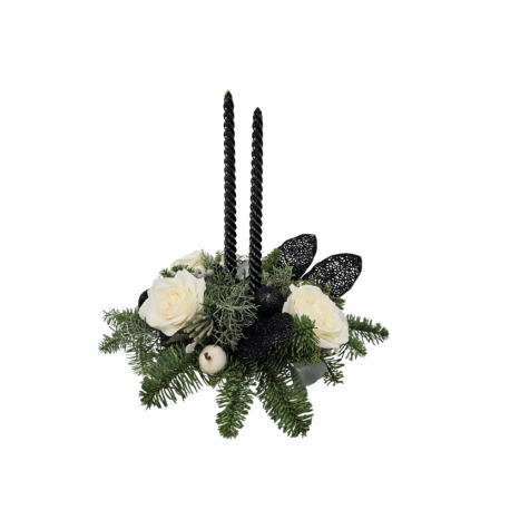 Black & White Table Centrepiece